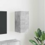 Mueble de TV Montado en la Pared Concreto 30 x 31 x 60 cm en Muebles TV | Comprar online en Foru.es