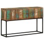 Mesa consola de madera maciza reciclada 120x30x75 cm de vidaXL, Mesas auxiliares - Ref: Foro24-320822, Precio: 139,90 €, Desc...