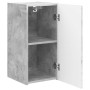 Mueble de TV Montado en la Pared Concreto 30 x 31 x 60 cm en Muebles TV | Comprar online en Foru.es