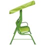 Balancín infantil de acero verde de vidaXL, Balancines de jardín - Ref: Foro24-41841, Precio: 116,67 €, Descuento: %