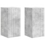 Mueble de TV Montado en la Pared 2 pcs Concreto 30 x 31 x 60 cm en Muebles TV | Comprar online en Foru.es