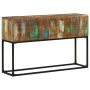 Mesa consola de madera maciza reciclada 120x30x75 cm de vidaXL, Mesas auxiliares - Ref: Foro24-320822, Precio: 139,90 €, Desc...
