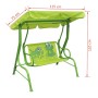 Balancín infantil de acero verde de vidaXL, Balancines de jardín - Ref: Foro24-41841, Precio: 116,67 €, Descuento: %