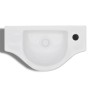 Lavabo de cerámica blanco con agujero para grifo de vidaXL, Lavabos - Ref: Foro24-141930, Precio: 66,48 €, Descuento: %