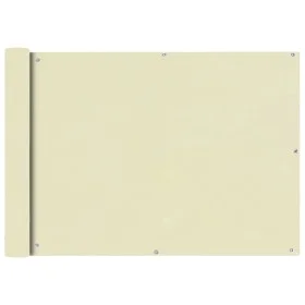 Toldo para balcón tela oxford 75x400 cm crema de vidaXL, Sombrillas - Ref: Foro24-42336, Precio: 18,08 €, Descuento: %