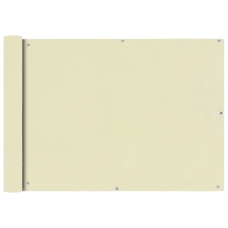 Toldo para balcón tela oxford 75x400 cm crema de vidaXL, Sombrillas - Ref: Foro24-42336, Precio: 17,57 €, Descuento: %