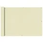 Toldo para balcón tela oxford 75x400 cm crema de vidaXL, Sombrillas - Ref: Foro24-42336, Precio: 18,08 €, Descuento: %
