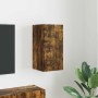 Mueble de TV Montado en la Pared Roble ahumado 30 x 31 x 60 cm en Muebles TV | Comprar online en Foru.es