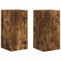 Mueble de TV Montado en la Pared 2 pcs Roble ahumado en Muebles TV | Comprar online en Foru.es