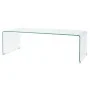 Mesa de centro de vidrio templado transparente 98x45x30 cm de vidaXL, Mesas de centro - Ref: Foro24-244189, Precio: 200,38 €,...