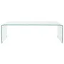 Mesa de centro de vidrio templado transparente 98x45x30 cm de vidaXL, Mesas de centro - Ref: Foro24-244189, Precio: 200,38 €,...