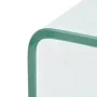 Mesa de centro de vidrio templado transparente 98x45x30 cm de vidaXL, Mesas de centro - Ref: Foro24-244189, Precio: 200,38 €,...