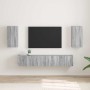 Mueble de TV Montado en la Pared 2 pcs Gris Sonoma en Muebles TV | Comprar online en Foru.es
