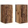 Mueble de TV Montado en la Pared 2 pcs Madera Vieja en Muebles TV | Comprar online en Foru.es