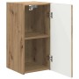 Mueble de TV Montado en la Pared 2 pcs Roble Artesanal en Muebles TV | Comprar online en Foru.es