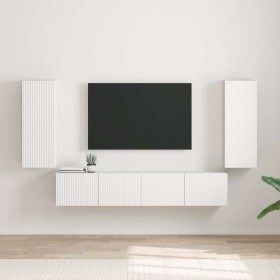 Mueble de TV Montado en la Pared 2 pcs 30 x 31 x 80 cm en Muebles TV | Comprar online en Foru.es
