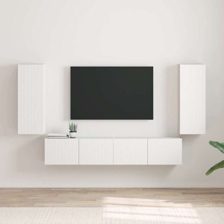 Mueble de TV Montado en la Pared 2 pcs 30 x 31 x 80 cm en Muebles TV | Comprar online en Foru.es