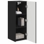 Mueble de TV Montado en la Pared 2 pcs Negro 30 x 31 x 80 cm en Muebles TV | Comprar online en Foru.es