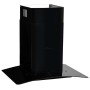 Campana extractora pared 60 cm acero inoxidable 756 m³/h negro de vidaXL, Extractores - Ref: Foro24-50709, Precio: 216,01 €, ...