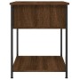 Mesita de noche madera de ingeniería marrón roble 44x45x58 cm de vidaXL, Mesitas de noche - Ref: Foro24-825851, Precio: 41,62...