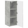 Mueble de TV Montado en la Pared 2 pcs Concreto 30 x 31 x 80 cm en Muebles TV | Comprar online en Foru.es