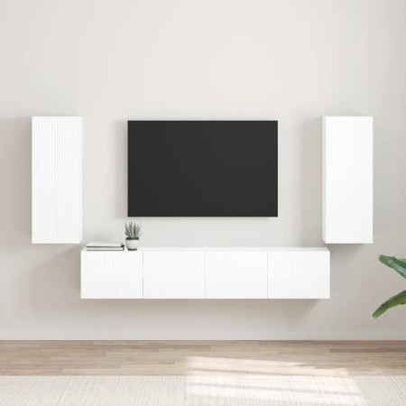 Mueble de TV Montado en la Pared 2 pcs Brillante en Muebles TV | Comprar online en Foru.es