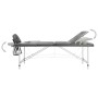 Camilla masaje 3 zonas estructura aluminio antracita 186x68 cm de vidaXL, Mesas de masaje - Ref: Foro24-110175, Precio: 186,6...