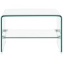 Mesa de centro de vidrio templado transparente 50x45x33 cm de vidaXL, Mesas de centro - Ref: Foro24-284744, Precio: 150,43 €,...