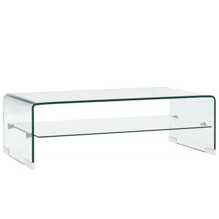 Tempered glass transparent coffee table 98x45x31 cm by vidaXL, Coffee table - Ref: Foro24-284745, Price: 241,27 €, Discount: %