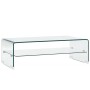Mesa de centro de vidrio templado transparente 98x45x31 cm de vidaXL, Mesas de centro - Ref: Foro24-284745, Precio: 219,89 €,...