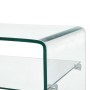 Mesa de centro de vidrio templado transparente 98x45x31 cm de vidaXL, Mesas de centro - Ref: Foro24-284745, Precio: 219,89 €,...