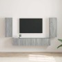Mueble de TV Montado en la Pared 2 pcs Gris Sonoma en Muebles TV | Comprar online en Foru.es