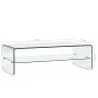 Tempered glass transparent coffee table 98x45x31 cm by vidaXL, Coffee table - Ref: Foro24-284745, Price: 241,27 €, Discount: %