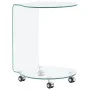 Mesa de centro de vidrio templado 45x40x58 cm de vidaXL, Mesas de centro - Ref: Foro24-284725, Precio: 154,71 €, Descuento: %