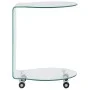 Mesa de centro de vidrio templado 45x40x58 cm de vidaXL, Mesas de centro - Ref: Foro24-284725, Precio: 154,71 €, Descuento: %
