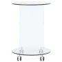 Mesa de centro de vidrio templado 45x40x58 cm de vidaXL, Mesas de centro - Ref: Foro24-284725, Precio: 154,71 €, Descuento: %