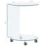 Mesa de centro de vidrio templado 45x40x58 cm de vidaXL, Mesas de centro - Ref: Foro24-284725, Precio: 156,02 €, Descuento: %