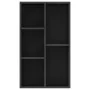 Estantería/Aparador madera contrachapada negro 50x25x80 cm de vidaXL, Librerías y estanterías - Ref: Foro24-800163, Precio: 4...