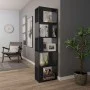 Estantería/divisor madera contrachapada negro 45x24x159 cm de vidaXL, Librerías y estanterías - Ref: Foro24-800109, Precio: 6...