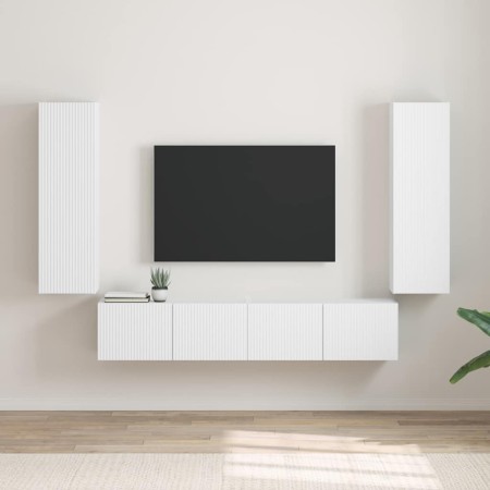 Mueble de TV Montado en la Pared 2 pcs 30 x 31 x 100 cm en Muebles TV | Comprar online en Foru.es