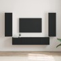 Mueble de TV Montado en la Pared 2 pcs Negro 30 x 31 x 100 cm en Muebles TV | Comprar online en Foru.es