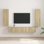 Mueble de TV Montado en la Pared 2 pcs Sonoma 30 x 31 x 100 cm en Muebles TV | Comprar online en Foru.es