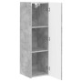 Mueble de TV Montado en la Pared Concreto 30 x 31 x 100 cm en Muebles TV | Comprar online en Foru.es