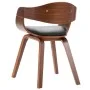 Esszimmerstühle 2 Einheiten aus gebogenem Holz und Kunstleder von vidaXL, Essstühle - Ref: Foro24-287385, Preis: 292,22 €, Ra...
