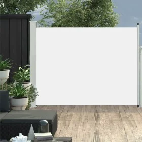 Toldo lateral retráctil de jardín color crema 140x500 cm de vidaXL, Sombrillas - Ref: Foro24-48395, Precio: 82,43 €, Descuent...