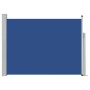 Toldo lateral retráctil de jardín azul 100x500 cm de vidaXL, Sombrillas - Ref: Foro24-48384, Precio: 80,99 €, Descuento: %