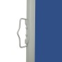 Toldo lateral retráctil de jardín azul 100x500 cm de vidaXL, Sombrillas - Ref: Foro24-48384, Precio: 80,99 €, Descuento: %