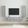 Mueble de TV Montado en la Pared 2 pcs Gris Sonoma en Muebles TV | Comprar online en Foru.es
