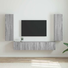 Mueble de TV Montado en la Pared 2 pcs Gris Sonoma en Muebles TV | Comprar online en Foru.es