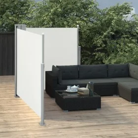 Cream-colored retractable side awning 100x600 cm by vidaXL, Umbrellas - Ref: Foro24-48443, Price: 83,84 €, Discount: %